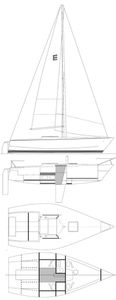 E Boat (Everitt) Drawing