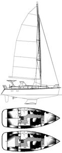 Hunter 39 Drawing