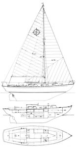 Offshore 31 (Cheoy Lee) Drawing