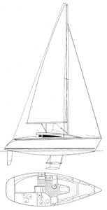 Sun Way 28 (Jeanneau) Drawing