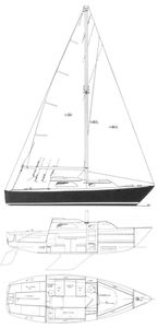 Pearson 26 Drawing