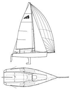 Capri 23.5 (Catalina) Drawing