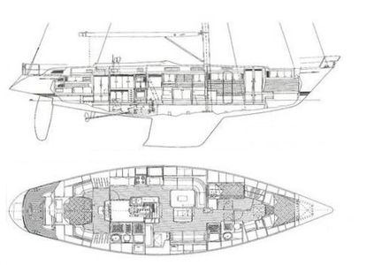 Swan 57 CC (Frers) Drawing