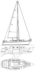 Hunter 30 Drawing