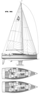 Dehler 38 (Judel/Vrolijk) Drawing