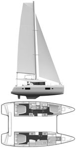 Lagoon 42-2 Drawing