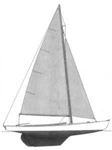 Stuart Knockabout Drawing