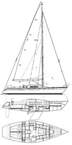 Dehler 38 Drawing