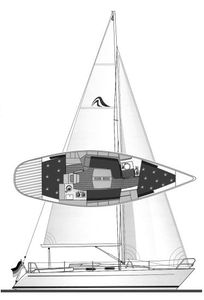 Hanse 331 Drawing