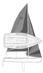 Capri 16.5 (Catalina) Drawing