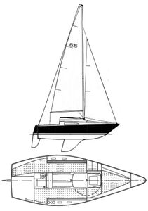 Elvstrom 6.5 Drawing
