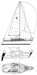 Dufour 2800 Drawing
