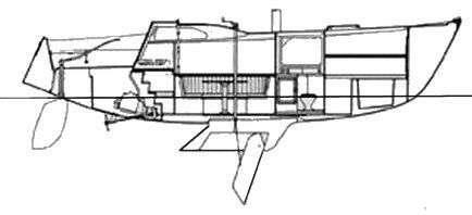 Columbia 34 Mk II CB Drawing