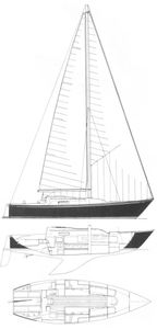 C&C 36 R Drawing