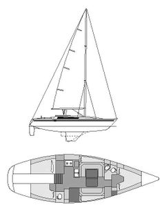 Sun Fizz 40 (Jeanneau) Drawing