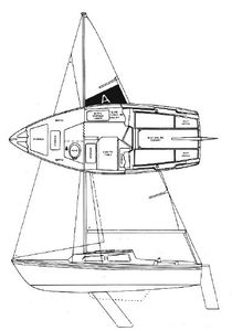 Alacrity 670 (Alacrity 22) Drawing