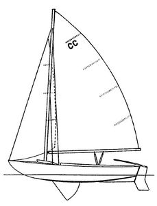 Cape Cod Knockabout Drawing