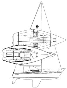 Capri 30 (Catalina) Drawing