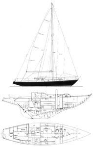 S&S 40 (1964) Drawing