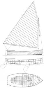 International 12 Foot Dinghy Drawing
