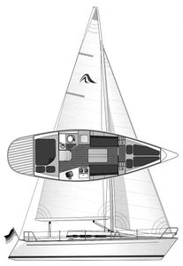 Hanse 301 Drawing