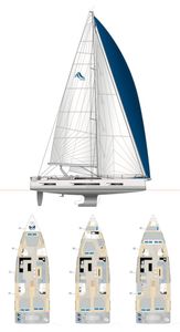 Hanse 590 Drawing