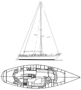 Little Harbor 44 Drawing