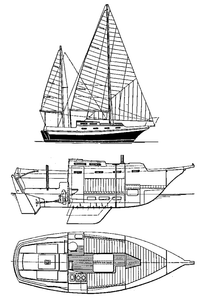 Halcyon Clipper 26 Drawing