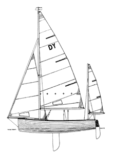 Devon Yawl Drawing