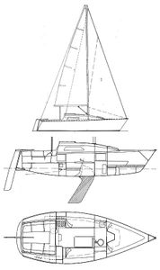 First 25 SK (Beneteau) Drawing