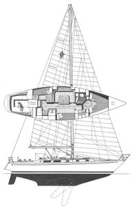 Gulfstar 40 (Hood) Drawing