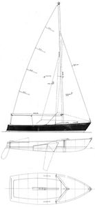 Mustang 17 Drawing