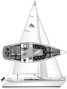 Hanse 292 Drawing