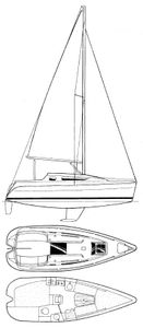 Sun Odyssey 24.2 (Jeanneau) Drawing