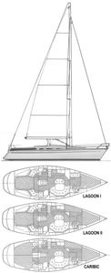 Bavaria 390 Drawing