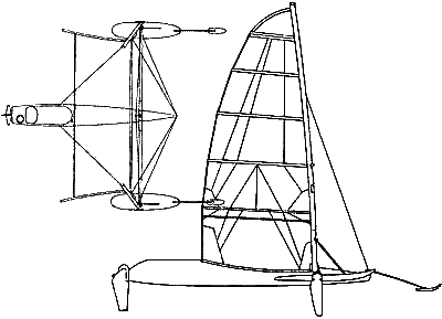 Hobie Trifoiler Drawing