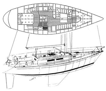 Hylas 42 Drawing