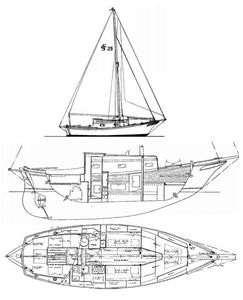 Eastsail 25 Drawing
