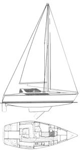 Espace 1000 (Jeanneau) Drawing