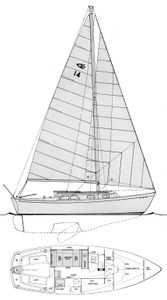 Capri 30 (Chris-Craft) Drawing