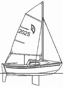 West Wight Potter 15 Mk II Drawing