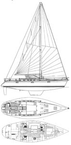 Oceanis 510 (Beneteau) Drawing