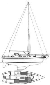 Finnsailer 34 Drawing