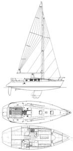 First 35 S5 (Beneteau) Drawing