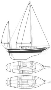 Nantucket Clipper 32 (Buchanan) Drawing