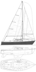 Islander 23 (Wakefield) Drawing
