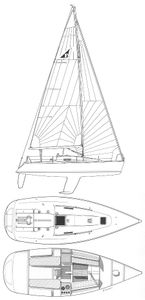 Figaro Solo (Beneteau) Drawing