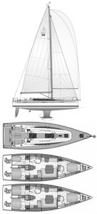 Dehler 46 Drawing