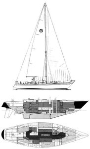 Hinckley 43 (Hood) Drawing