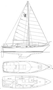 Clipper Marine 30 Drawing